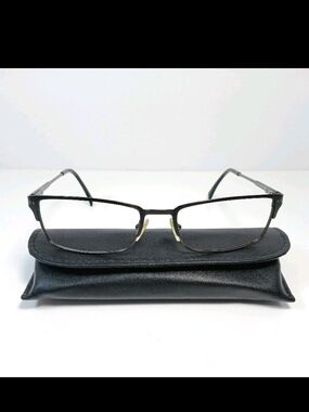 Chesterfield Eyeglasses Frame ONLY CH17XL RD2 Black 59-19-150 9-1 With Case